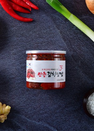 3도씨 만능김치양념 500g+반절임 배추 500g / 만능김치양념 800g+반절임 배추 500g